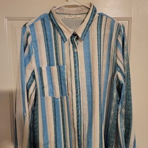 Evannitial Long sleeved button down shirt